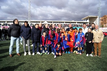 Carlos Yuste asiste a la final de la Iniesta Cup en Albacete