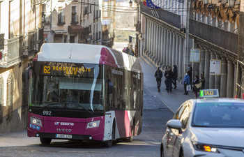 El transporte urbano contará con servicios mínimos el lunes