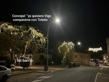 Quejas en los barrios por las luces de navidad