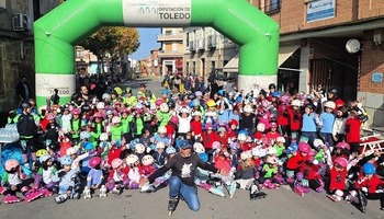 Gálvez celebra su II Carrera de Patinaje