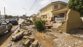 Las danas se relacionan con las zonas de riesgo de inundación